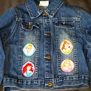 Custom jean jacket. Disney princess